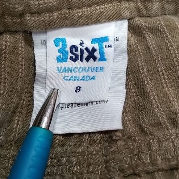 3 SIX T Boys Pants Size 8 100% Cotton - Picture 4 of 9